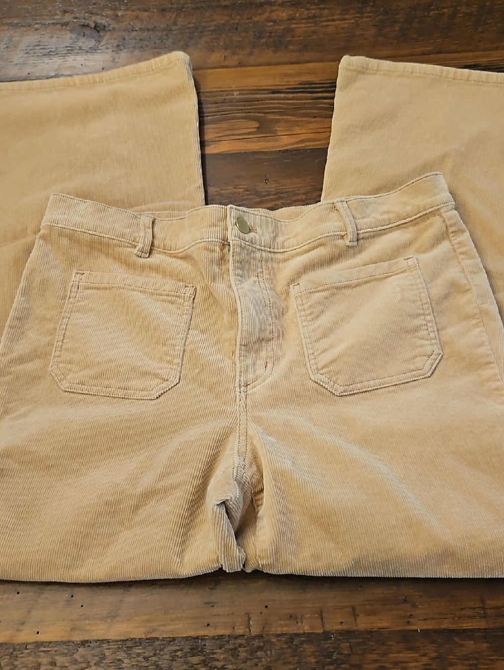 Ann Taylor Beige Corduroy Pants